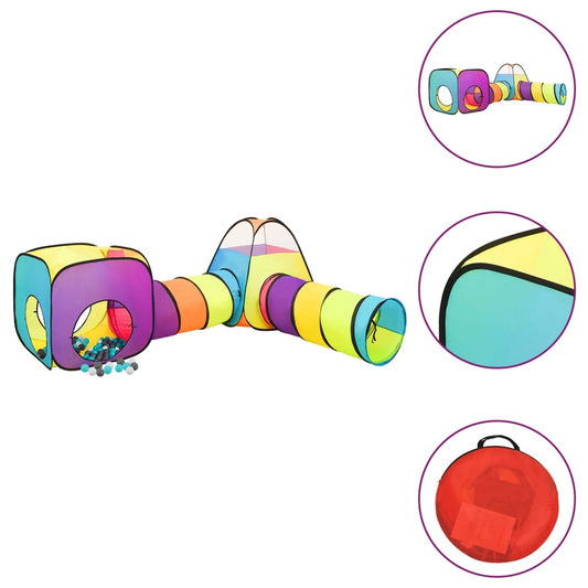 Spielzelt mit 250 Bällen Mehrfarbig 190x264x90 cm - Premium Spielzelte & -tunnel  - Just €105.36! Shop now at homesales4u