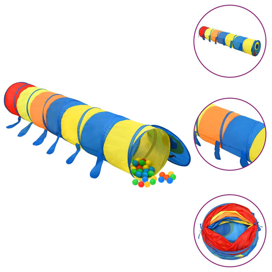 Spieltunnel mit 250 Bällen Mehrfarbig 245 cm Polyester - Premium Spielzelte & -tunnel  - Just €96.11! Shop now at homesales4u