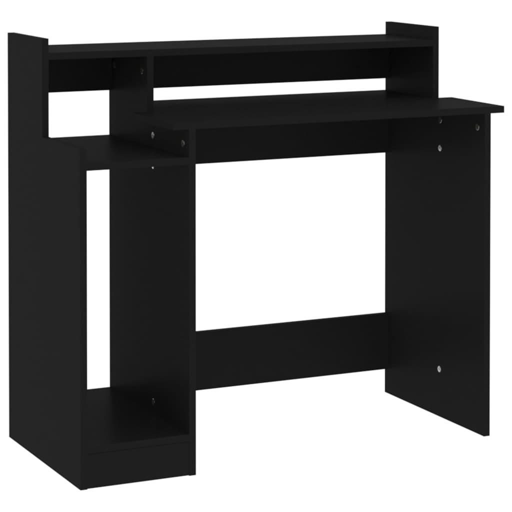 Schreibtisch mit LEDs Schwarz 97x45x90 cm Holzwerkstoff - Premium Schreibtische  - Just €87.71! Shop now at homesales4u
