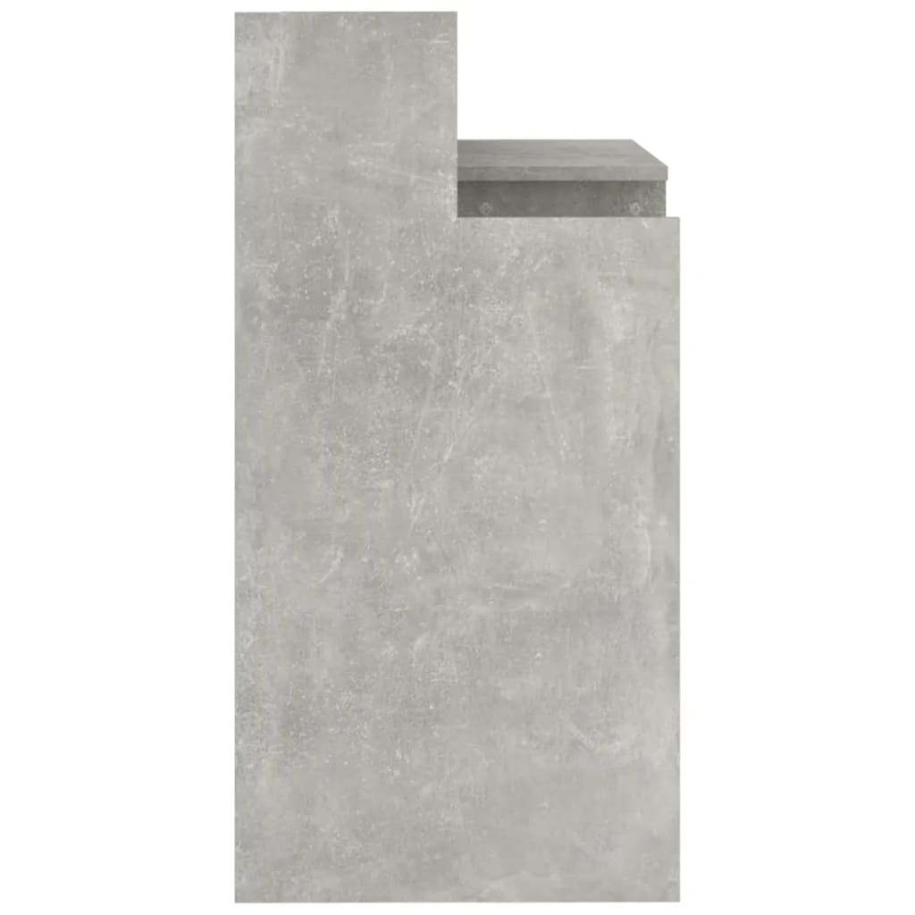 Schreibtisch mit LEDs Betongrau 97x45x90 cm Holzwerkstoff - Premium Schreibtische  - Just €82.78! Shop now at homesales4u