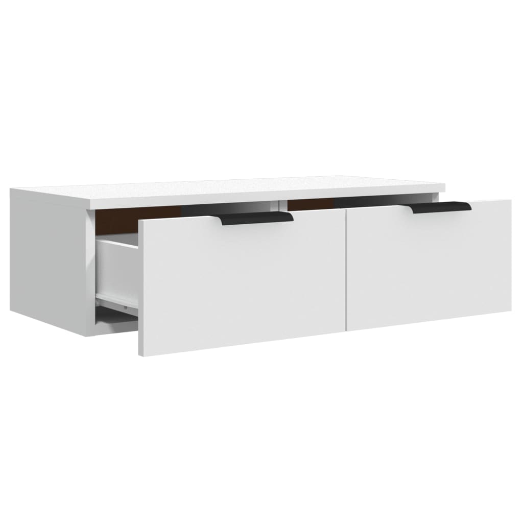Wandschrank Weiß 68x30x20 cm Holzwerkstoff - Premium Schränke  - Just €71.16! Shop now at homesales4u