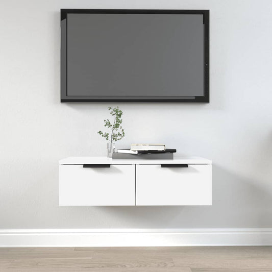 Wandschrank Weiß 68x30x20 cm Holzwerkstoff - Premium Schränke  - Just €71.16! Shop now at homesales4u