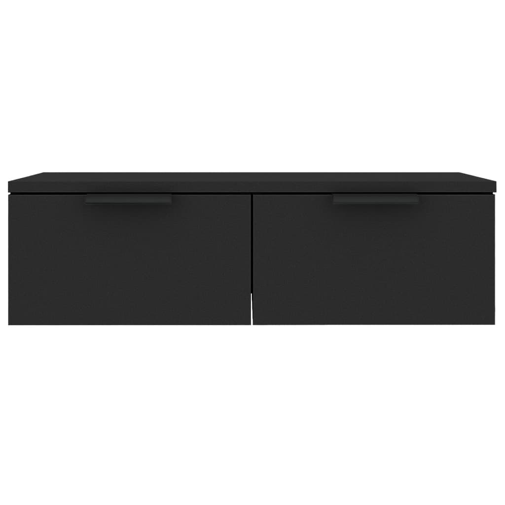 Wandschrank Schwarz 68x30x20 cm Holzwerkstoff - Premium Schränke  - Just €80.84! Shop now at homesales4u