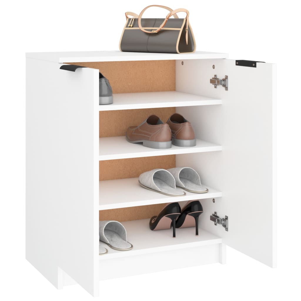 Schuhschrank Weiß 59x35x70 cm Holzwerkstoff - Premium Schränke  - Just €90.44! Shop now at homesales4u