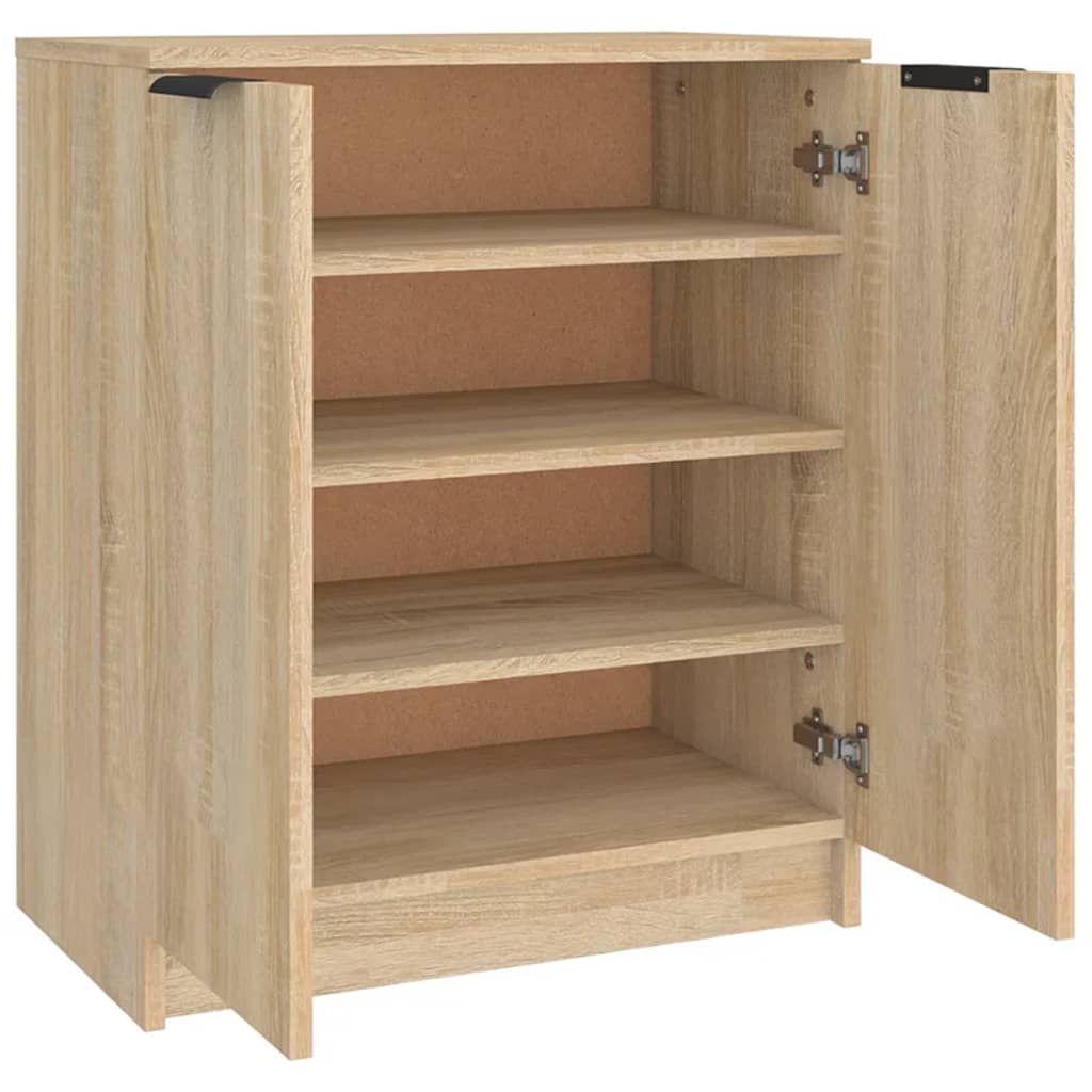 Schuhschrank Sonoma-Eiche 59x35x70 cm Holzwerkstoff - Premium Schränke  - Just €96.29! Shop now at homesales4u
