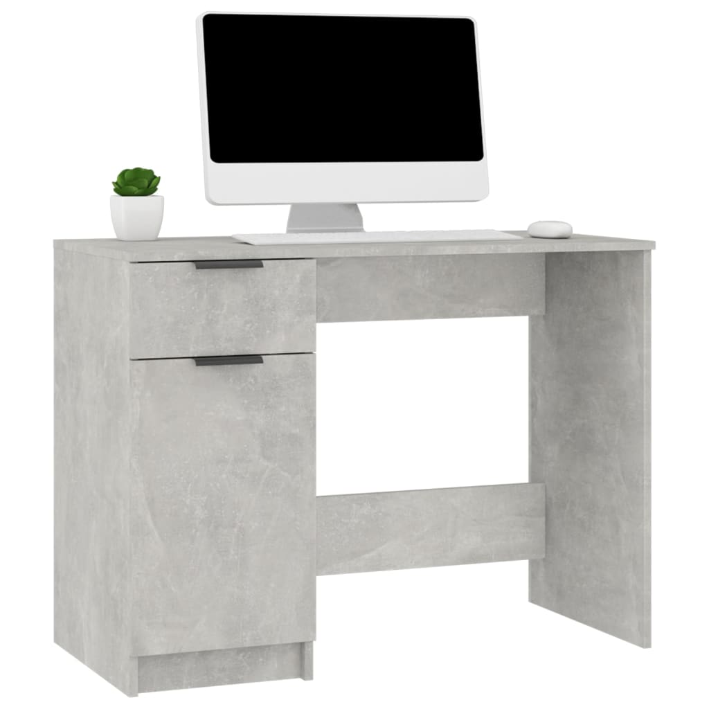 Schreibtisch Betongrau 100x50x75 cm Holzwerkstoff - Premium Schreibtische  - Just €106.41! Shop now at homesales4u