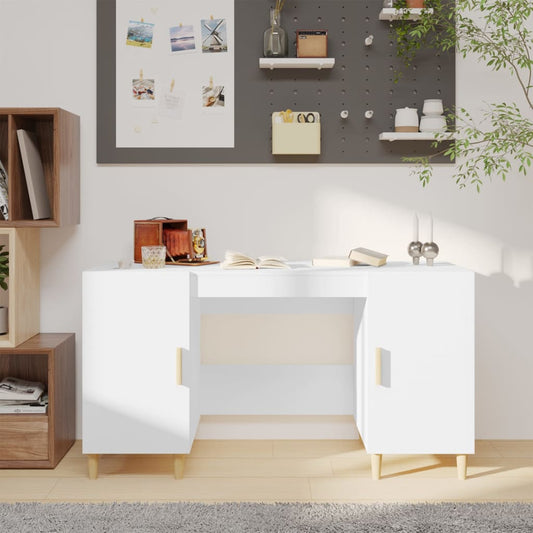 Schreibtisch Weiß 140x50x75 cm Holzwerkstoff - Premium Schreibtische  - Just €146.93! Shop now at homesales4u