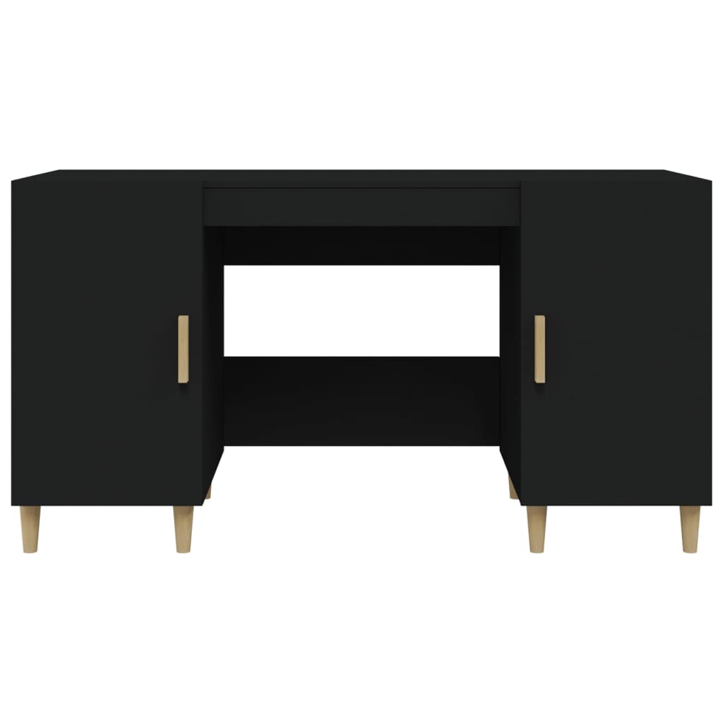 Schreibtisch Schwarz 140x50x75 cm Holzwerkstoff - Premium Schreibtische  - Just €147.88! Shop now at homesales4u