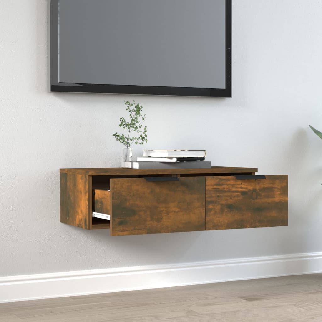 Wandschrank Räuchereiche 68x30x20 cm Holzwerkstoff - Premium Schränke  - Just €60.64! Shop now at homesales4u