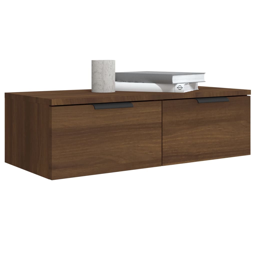 Wandschrank Braun Eichen-Optik 68x30x20 cm Holzwerkstoff - Premium Schränke  - Just €87.04! Shop now at homesales4u