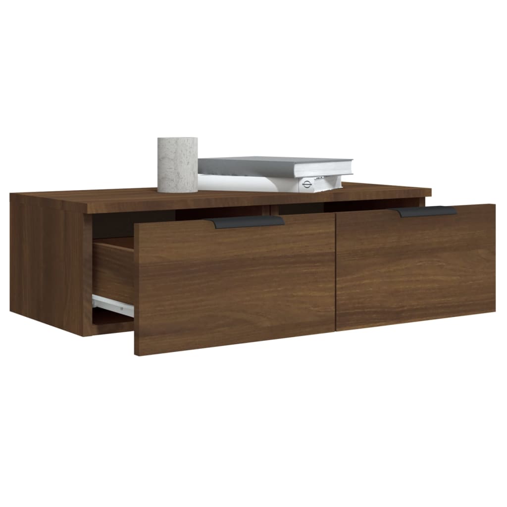 Wandschrank Braun Eichen-Optik 68x30x20 cm Holzwerkstoff - Premium Schränke  - Just €87.04! Shop now at homesales4u