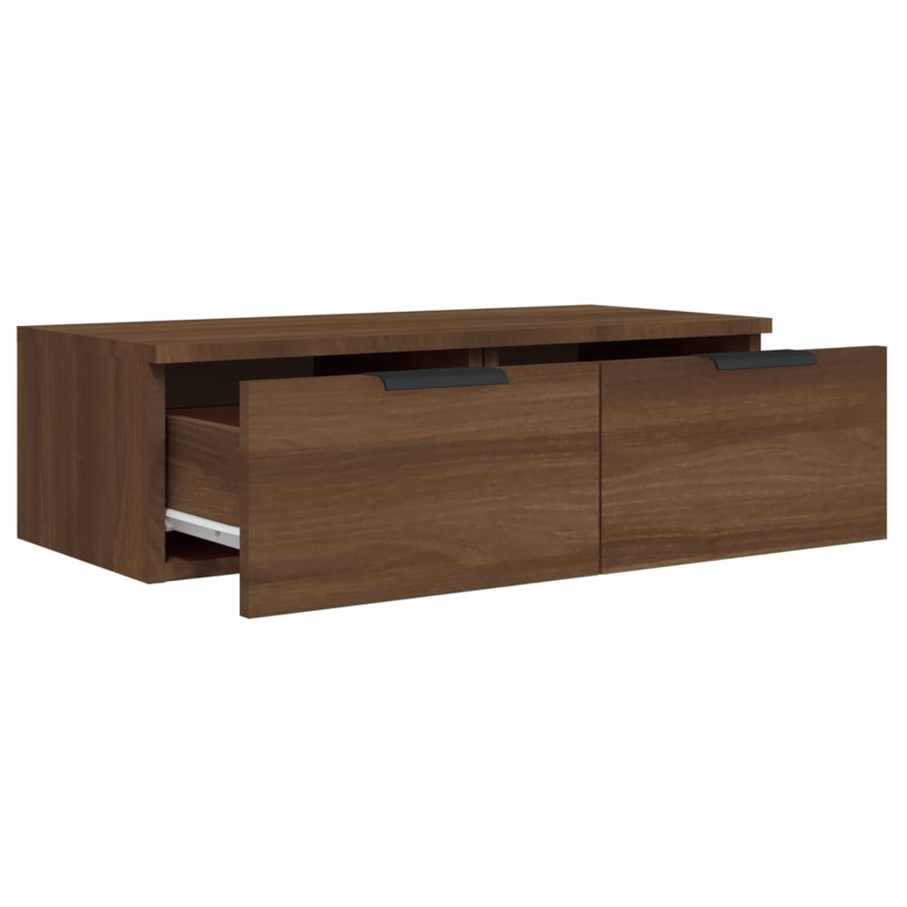 Wandschrank Braun Eichen-Optik 68x30x20 cm Holzwerkstoff - Premium Schränke  - Just €87.04! Shop now at homesales4u