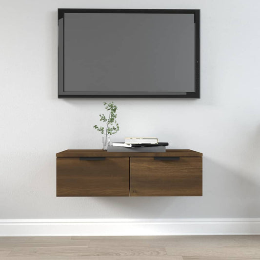 Wandschrank Braun Eichen-Optik 68x30x20 cm Holzwerkstoff - Premium Schränke  - Just €87.04! Shop now at homesales4u
