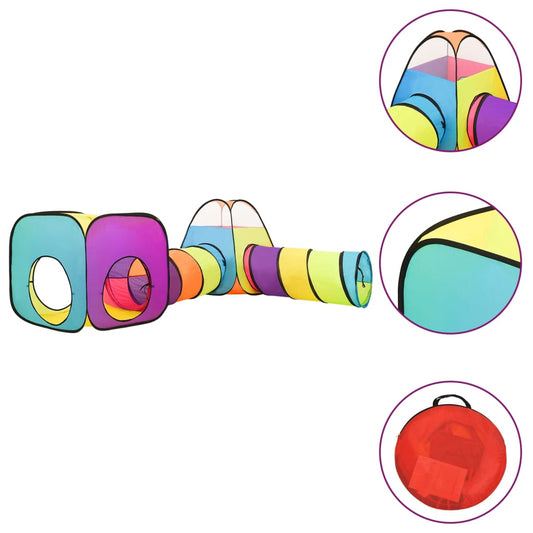 Kinder-Spielzelt Mehrfarbig 190x264x90 cm - Premium Spielzelte & -tunnel  - Just €67.29! Shop now at homesales4u