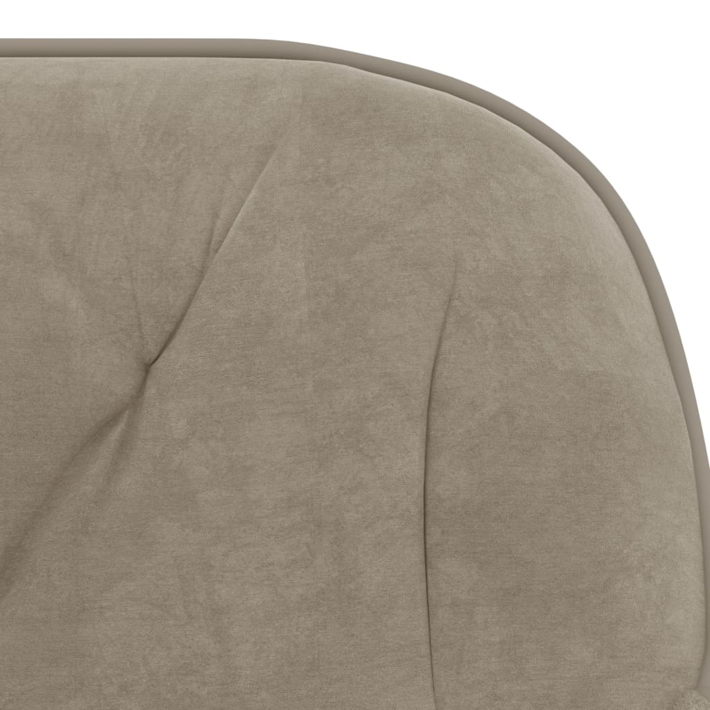 Bürostuhl Drehbar Hellgrau Samt - Premium Bürostühle  - Just €106.27! Shop now at homesales4u