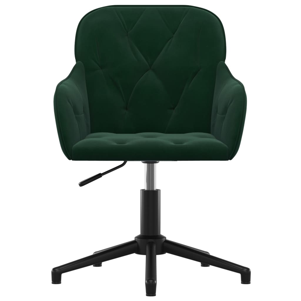 Bürostuhl Drehbar Dunkelgrün Samt - Premium Bürostühle  - Just €104.92! Shop now at homesales4u