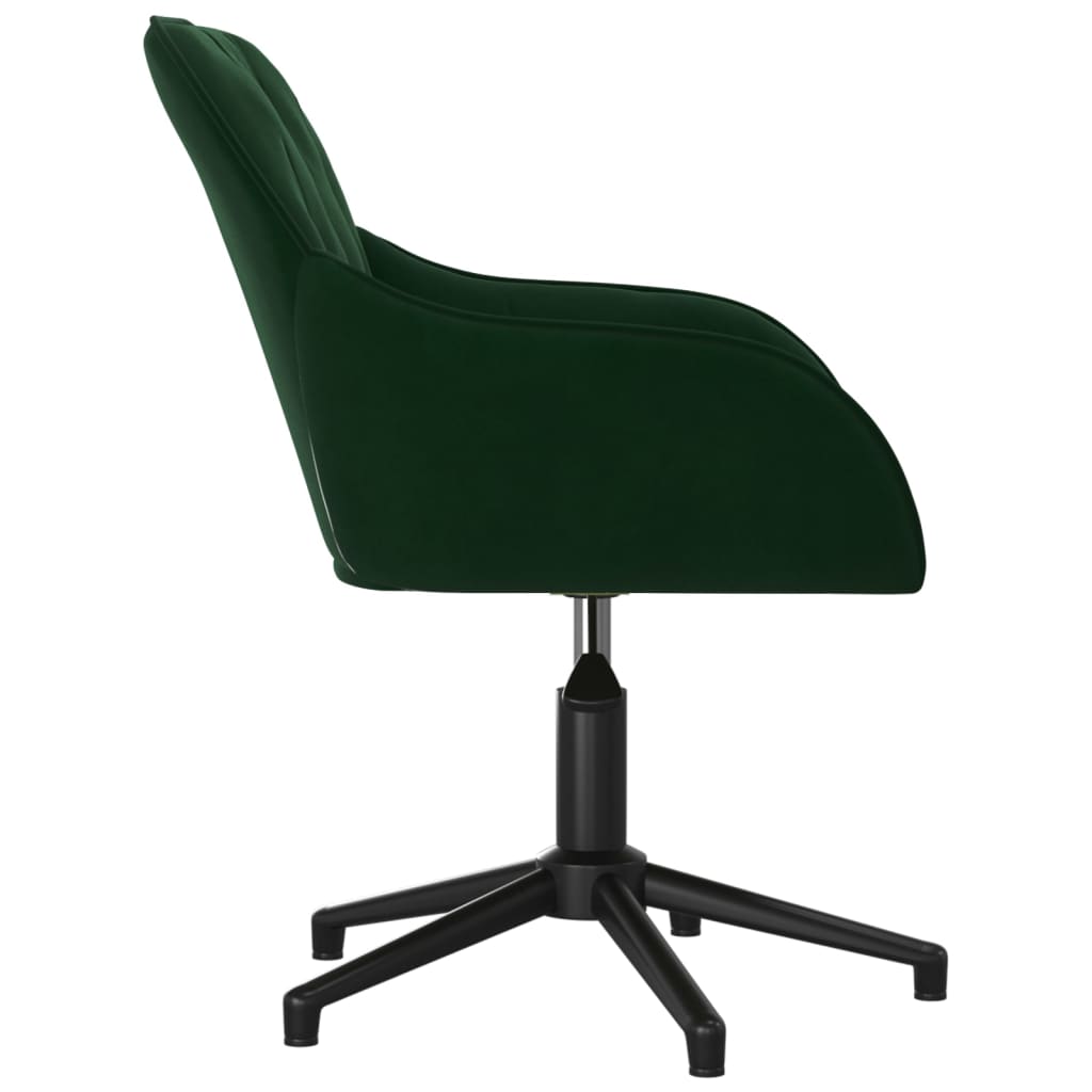 Bürostuhl Drehbar Dunkelgrün Samt - Premium Bürostühle  - Just €104.92! Shop now at homesales4u