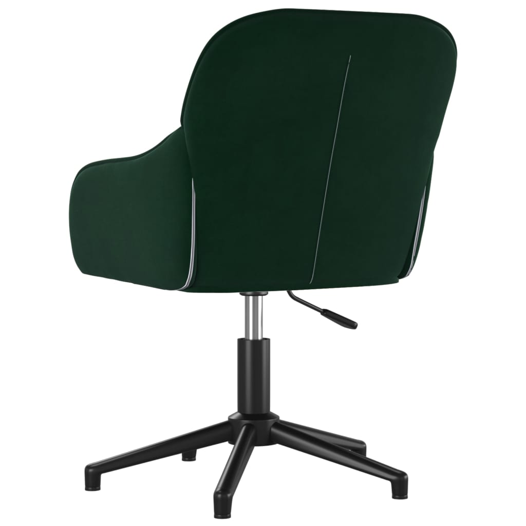 Bürostuhl Drehbar Dunkelgrün Samt - Premium Bürostühle  - Just €104.92! Shop now at homesales4u