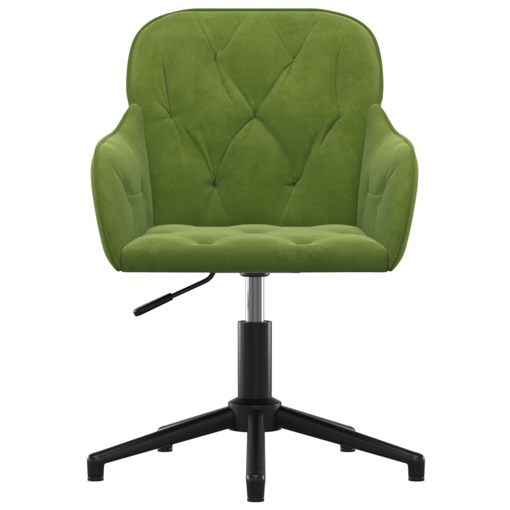 Bürostuhl Drehbar Hellgrün Samt - Premium Bürostühle  - Just €114.78! Shop now at homesales4u