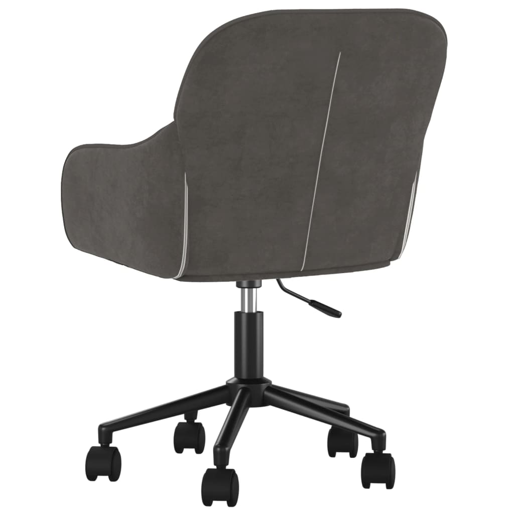 Bürostuhl Drehbar Dunkelgrau Samt - Premium Bürostühle  - Just €108.05! Shop now at homesales4u