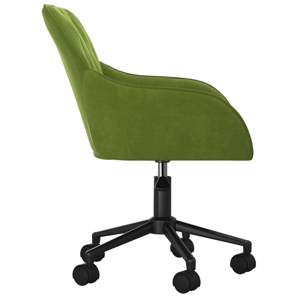 Bürostuhl Drehbar Hellgrün Samt - Premium Bürostühle  - Just €118.78! Shop now at homesales4u