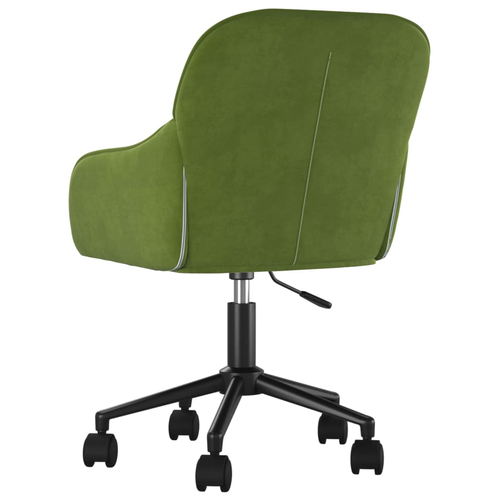 Bürostuhl Drehbar Hellgrün Samt - Premium Bürostühle  - Just €118.78! Shop now at homesales4u