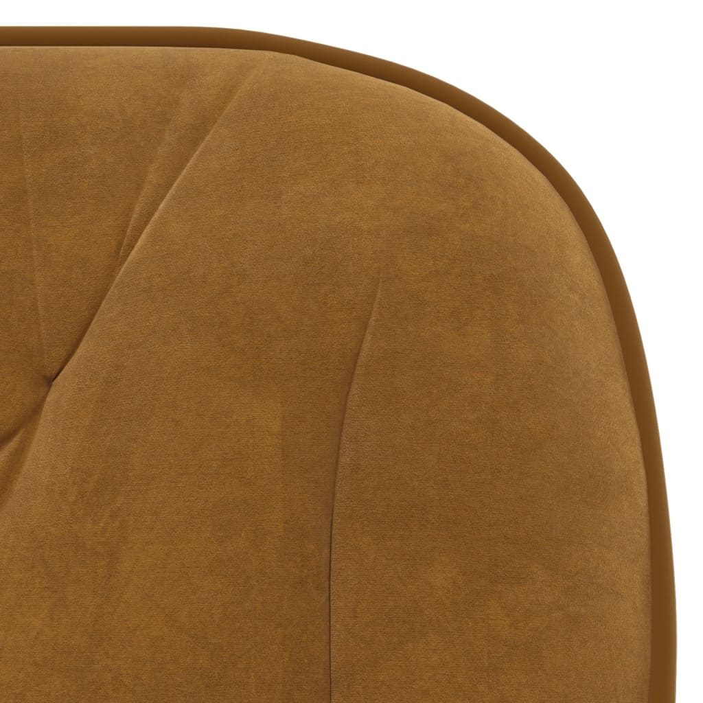Bürostuhl Drehbar Braun Samt - Premium Bürostühle  - Just €100.78! Shop now at homesales4u