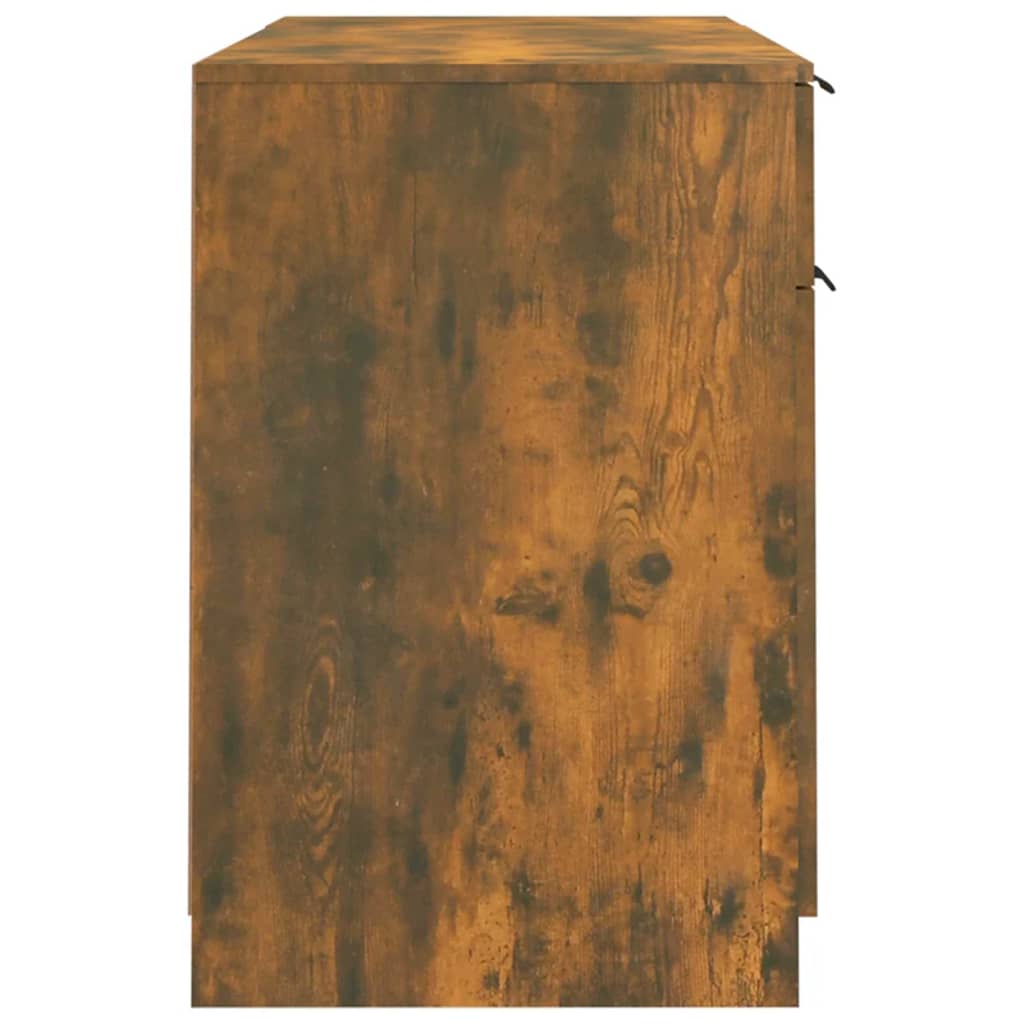 Schreibtisch mit Beistellschrank Räuchereiche Holzwerkstoff - Premium Schreibtische  - Just €169.20! Shop now at homesales4u