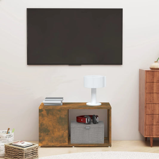TV-Schrank Räuchereiche 60x24x32 cm Holzwerkstoff - Premium Bücherregale & Bücherschränke  - Just €28.72! Shop now at homesales4u