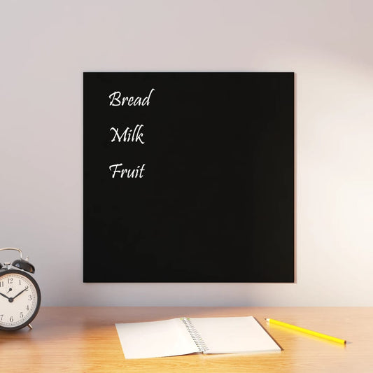 Magnettafel Wandmontage Schwarz 40x40 cm  Hartglas - Premium Whiteboards  - Just €27.88! Shop now at homesales4u