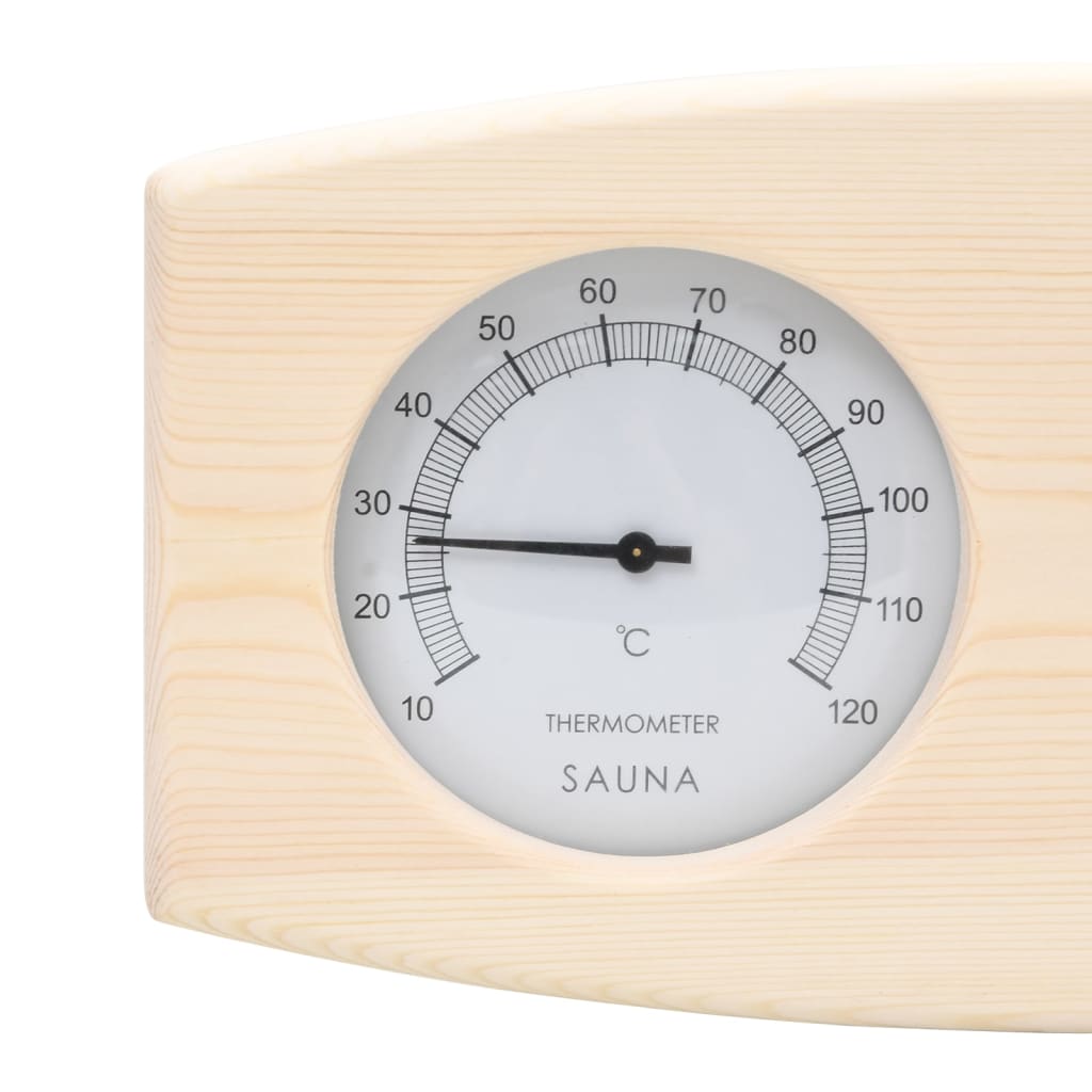 2-in-1 Sauna-Hygrothermograph und Sanduhr Set Massivholz Kiefer - Premium Sauna-Zubehör  - Just €50.62! Shop now at homesales4u