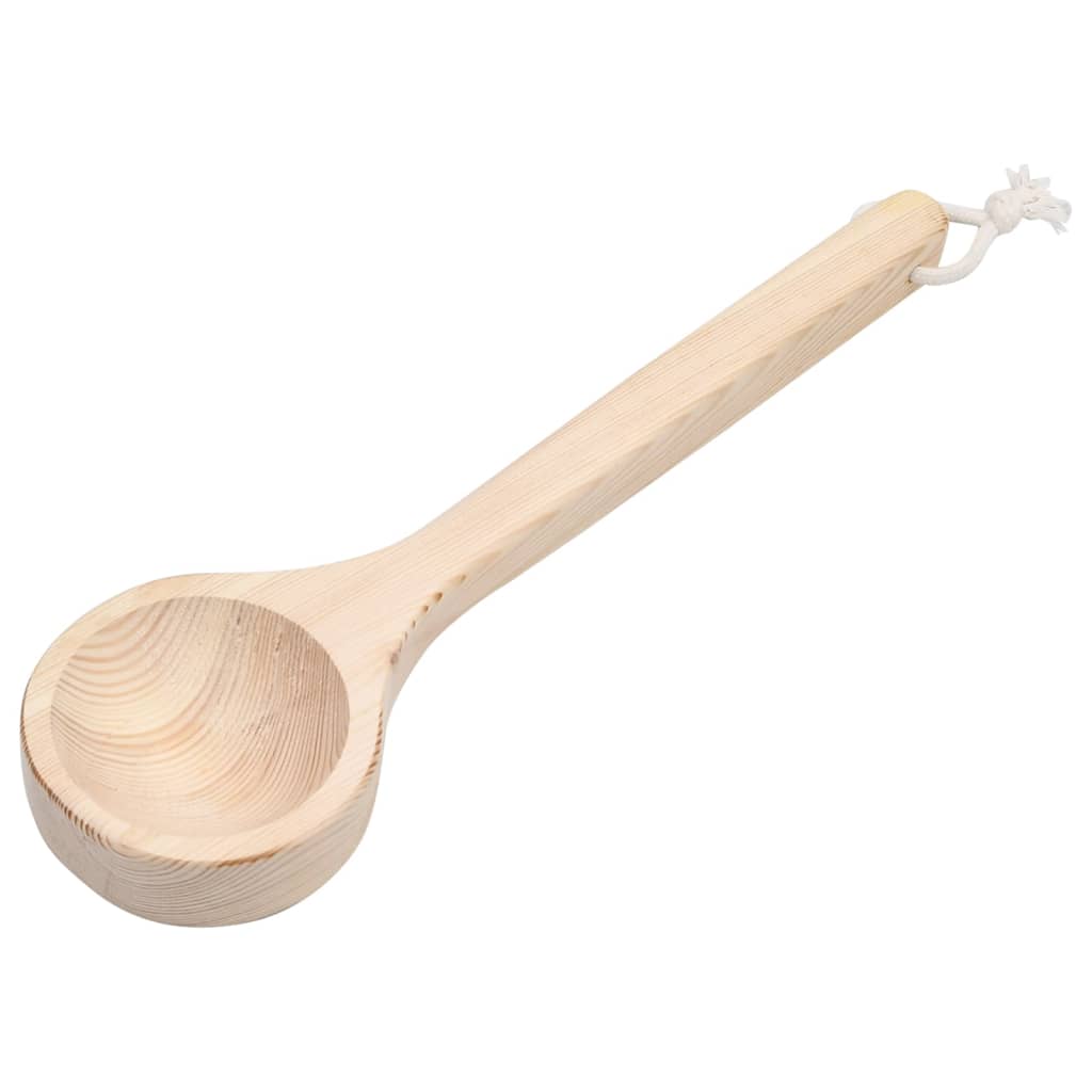 Saunakübel und Saunakelle Set Massivholz Kiefer - Premium Sauna-Zubehör  - Just €62.32! Shop now at homesales4u