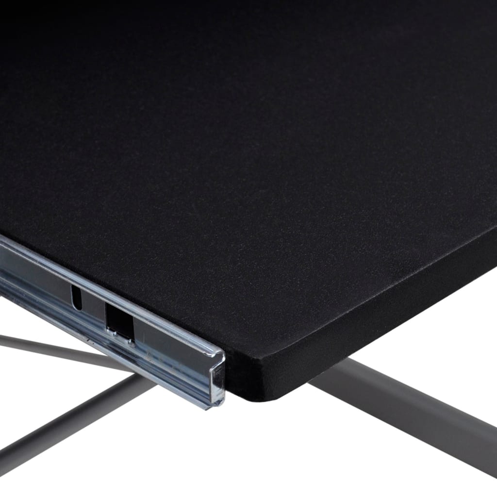 Eck-Computertisch Schwarz 132x112x99 cm Holzwerkstoff - Premium Schreibtische  - Just €112.80! Shop now at homesales4u