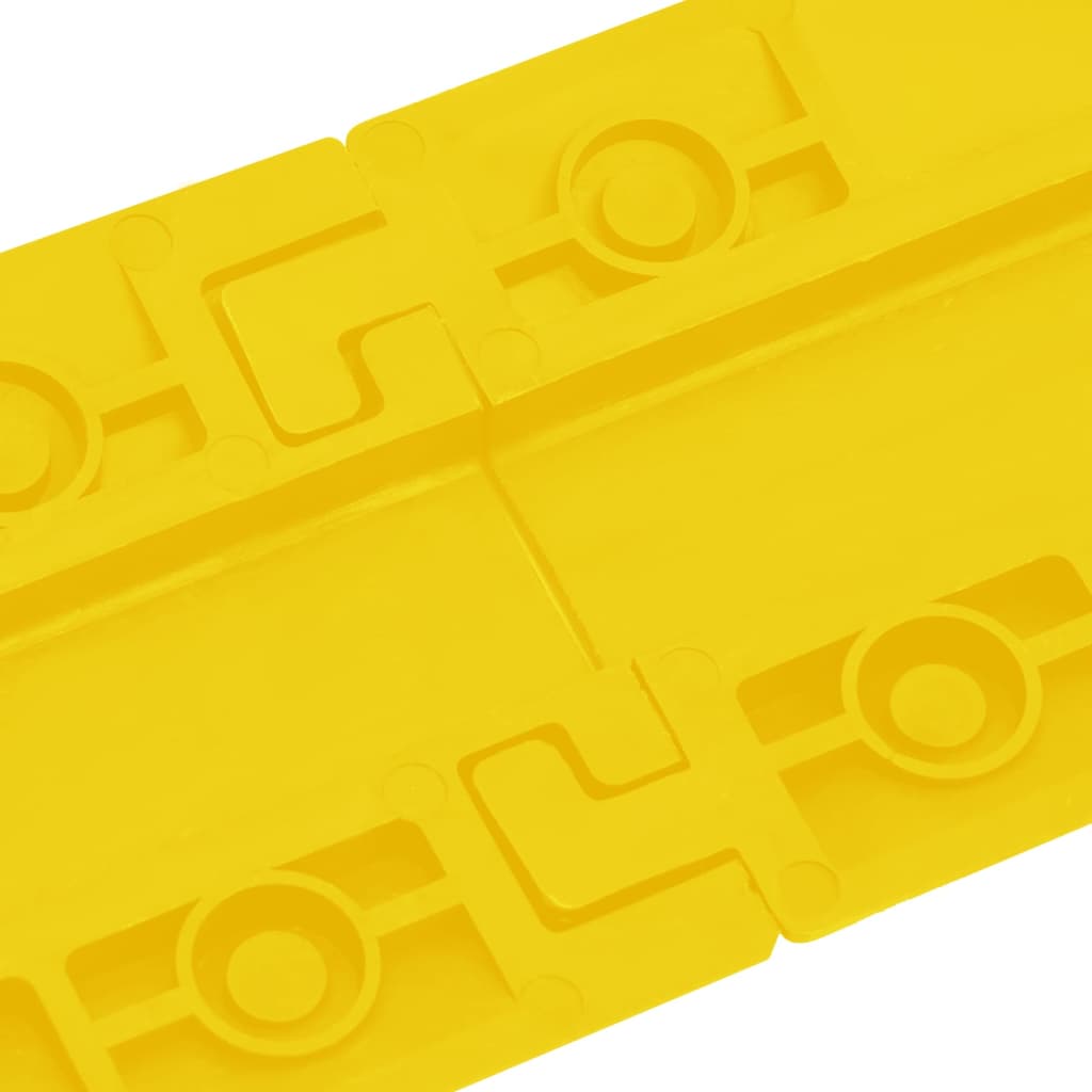 Kabelbrücken 2 Stk. 98,5 cm Gelb - Premium Verkehrsschilder  - Just €33.43! Shop now at homesales4u