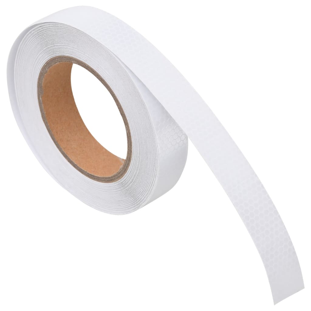 Reflektorband Weiß 2,5 cmx20 m PVC - Premium Verkehrsschilder  - Just €17.51! Shop now at homesales4u