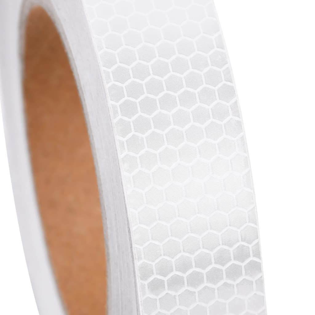 Reflektorband Weiß 2,5 cmx20 m PVC - Premium Verkehrsschilder  - Just €17.51! Shop now at homesales4u
