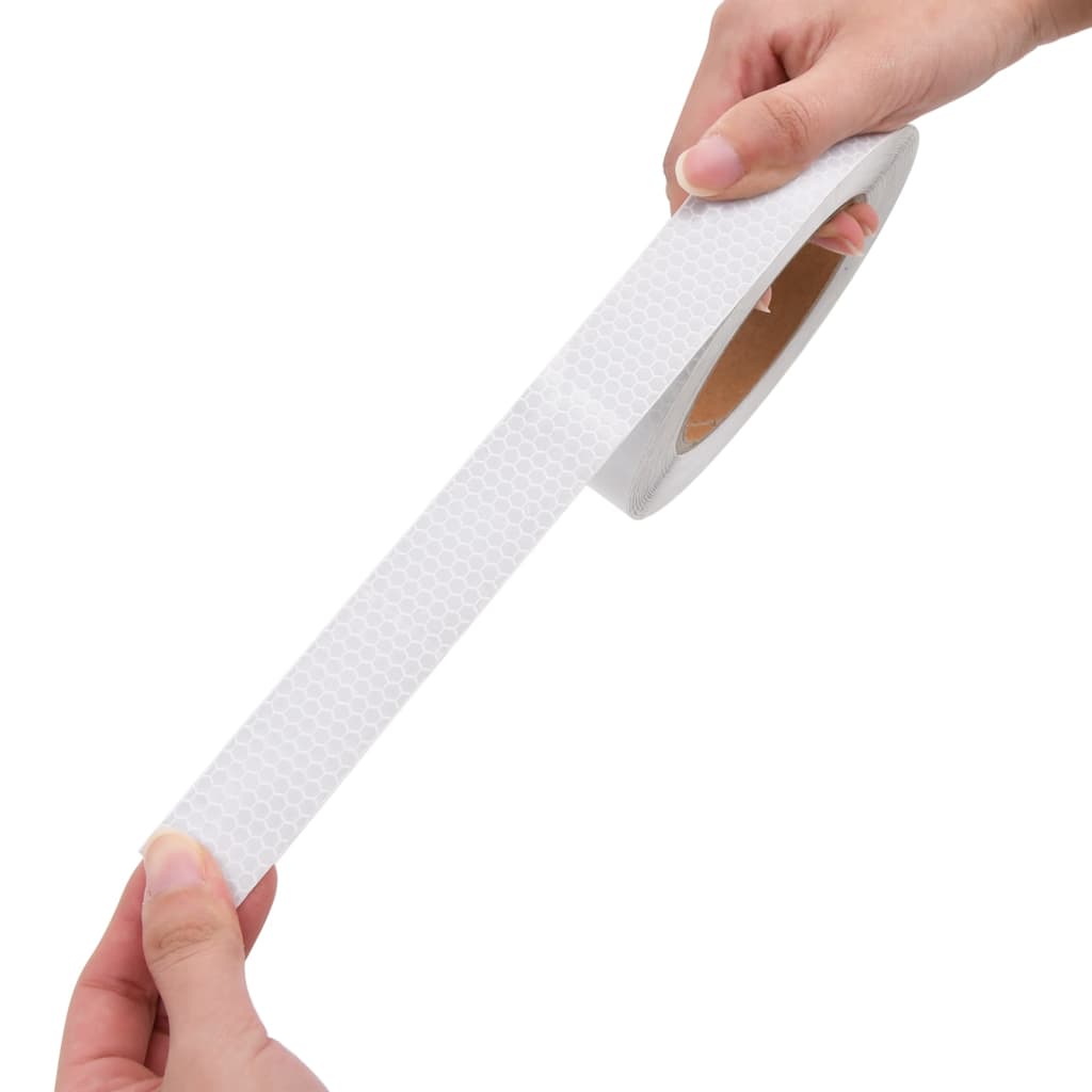 Reflektorband Weiß 2,5 cmx20 m PVC - Premium Verkehrsschilder  - Just €17.51! Shop now at homesales4u