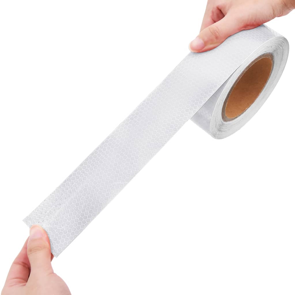 Reflektorband Weiß 5 cmx20 m PVC - Premium Verkehrsschilder  - Just €21.19! Shop now at homesales4u