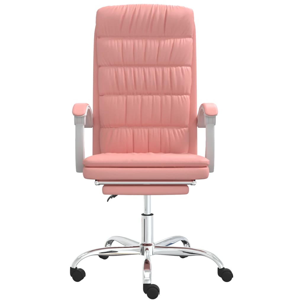 Bürostuhl mit Liegefunktion Rosa Kunstleder - Premium Bürostühle  - Just €142.83! Shop now at homesales4u