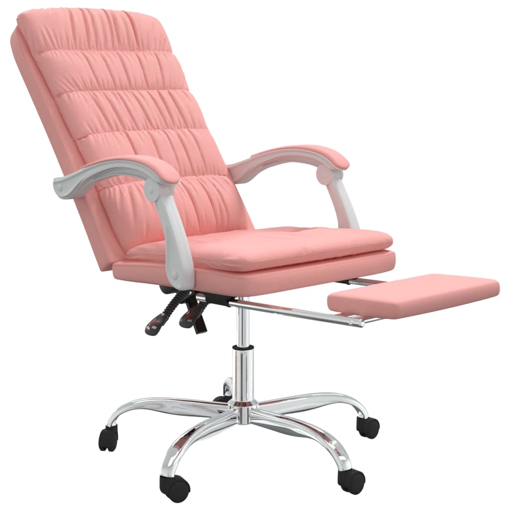 Bürostuhl mit Liegefunktion Rosa Kunstleder - Premium Bürostühle  - Just €142.83! Shop now at homesales4u