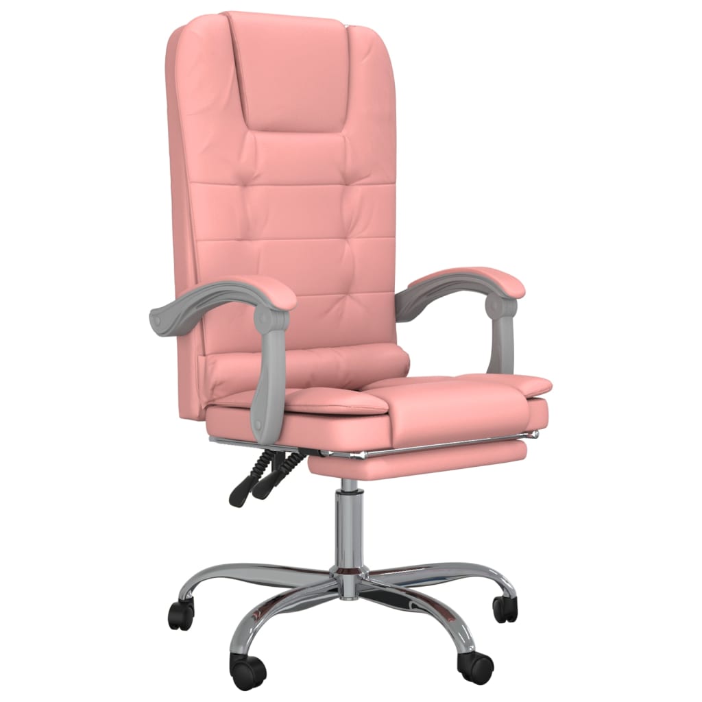 Bürostuhl mit Massagefunktion Rosa Kunstleder - Premium Bürostühle  - Just €147.58! Shop now at homesales4u