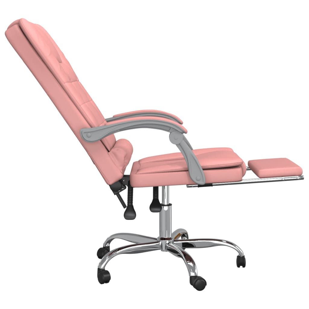 Bürostuhl mit Massagefunktion Rosa Kunstleder - Premium Bürostühle  - Just €147.58! Shop now at homesales4u