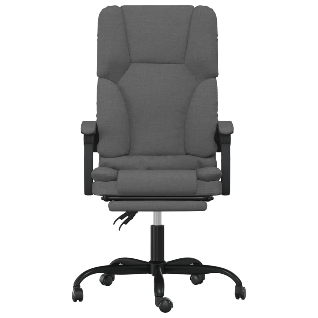 Bürostuhl mit Massagefunktion Dunkelgrau Stoff - Premium Bürostühle  - Just €174.61! Shop now at homesales4u