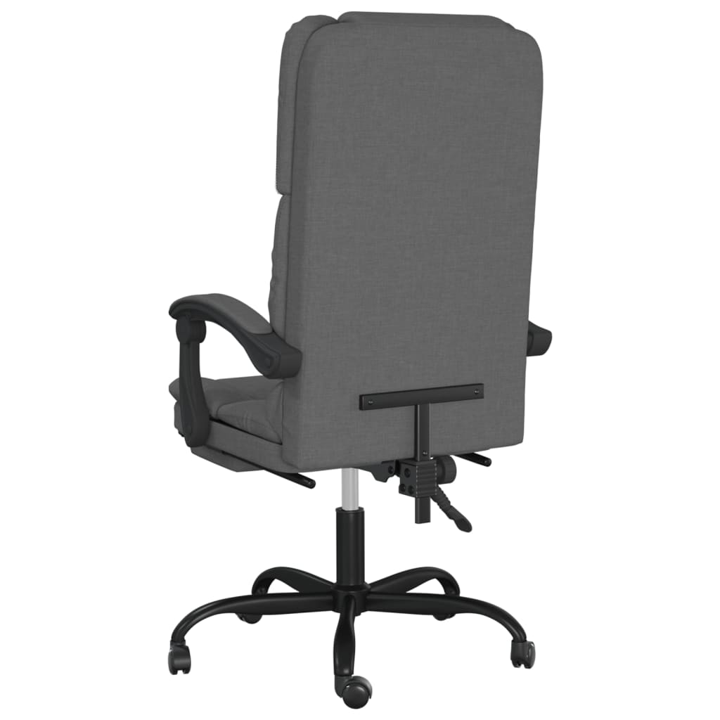 Bürostuhl mit Massagefunktion Dunkelgrau Stoff - Premium Bürostühle  - Just €174.61! Shop now at homesales4u