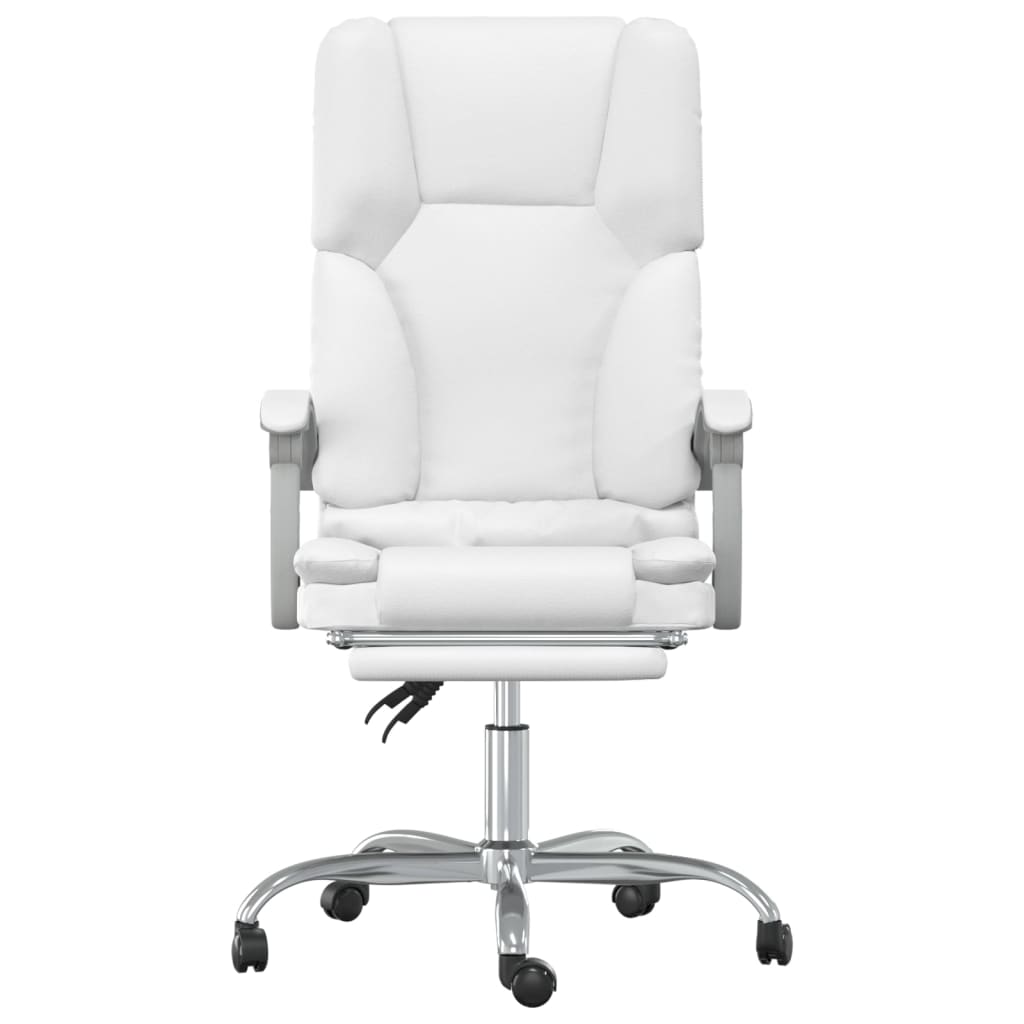 Bürostuhl mit Massagefunktion Weiß Kunstleder - Premium Bürostühle  - Just €148.69! Shop now at homesales4u