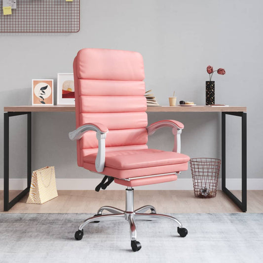 Bürostuhl mit Massagefunktion Rosa Kunstleder - Premium Bürostühle  - Just €147.48! Shop now at homesales4u