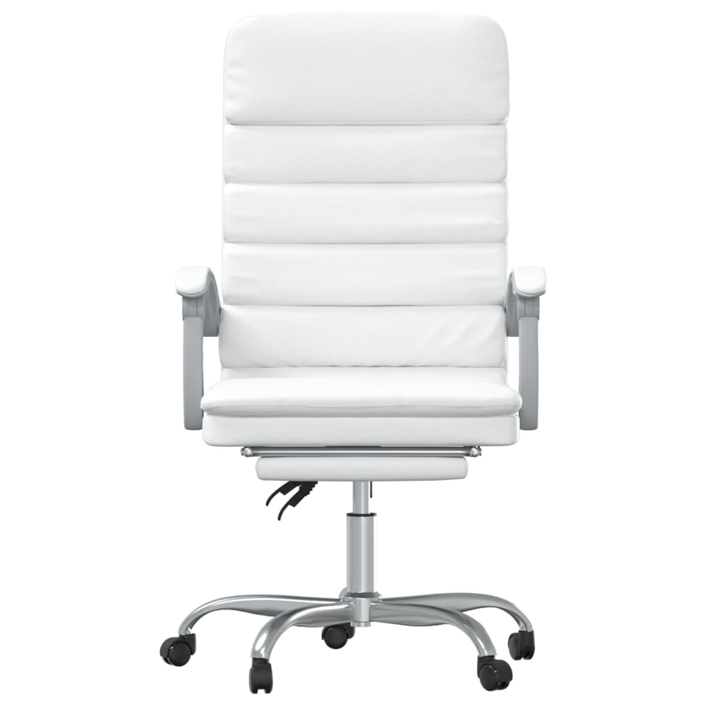 Bürostuhl mit Massagefunktion Weiß Kunstleder - Premium Bürostühle  - Just €165.76! Shop now at homesales4u