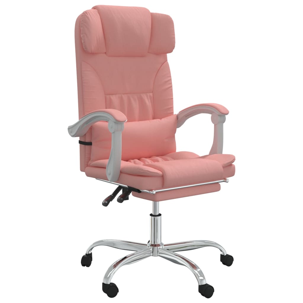 Bürostuhl mit Liegefunktion Rosa Kunstleder - Premium Bürostühle  - Just €149.94! Shop now at homesales4u