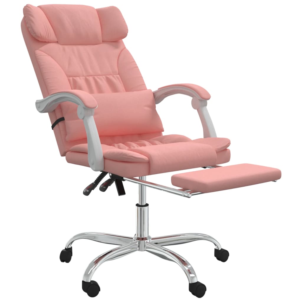 Bürostuhl mit Liegefunktion Rosa Kunstleder - Premium Bürostühle  - Just €149.94! Shop now at homesales4u
