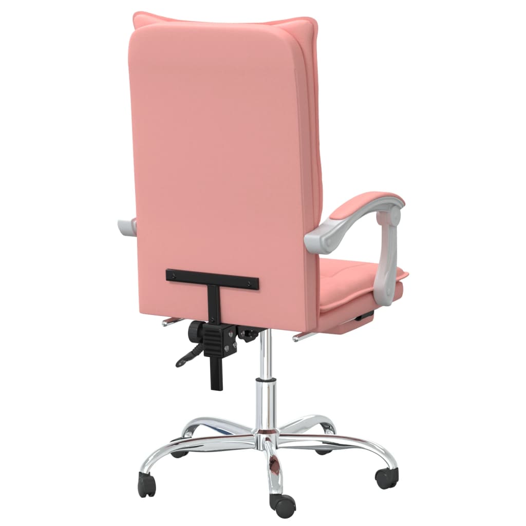 Bürostuhl mit Liegefunktion Rosa Kunstleder - Premium Bürostühle  - Just €143.06! Shop now at homesales4u